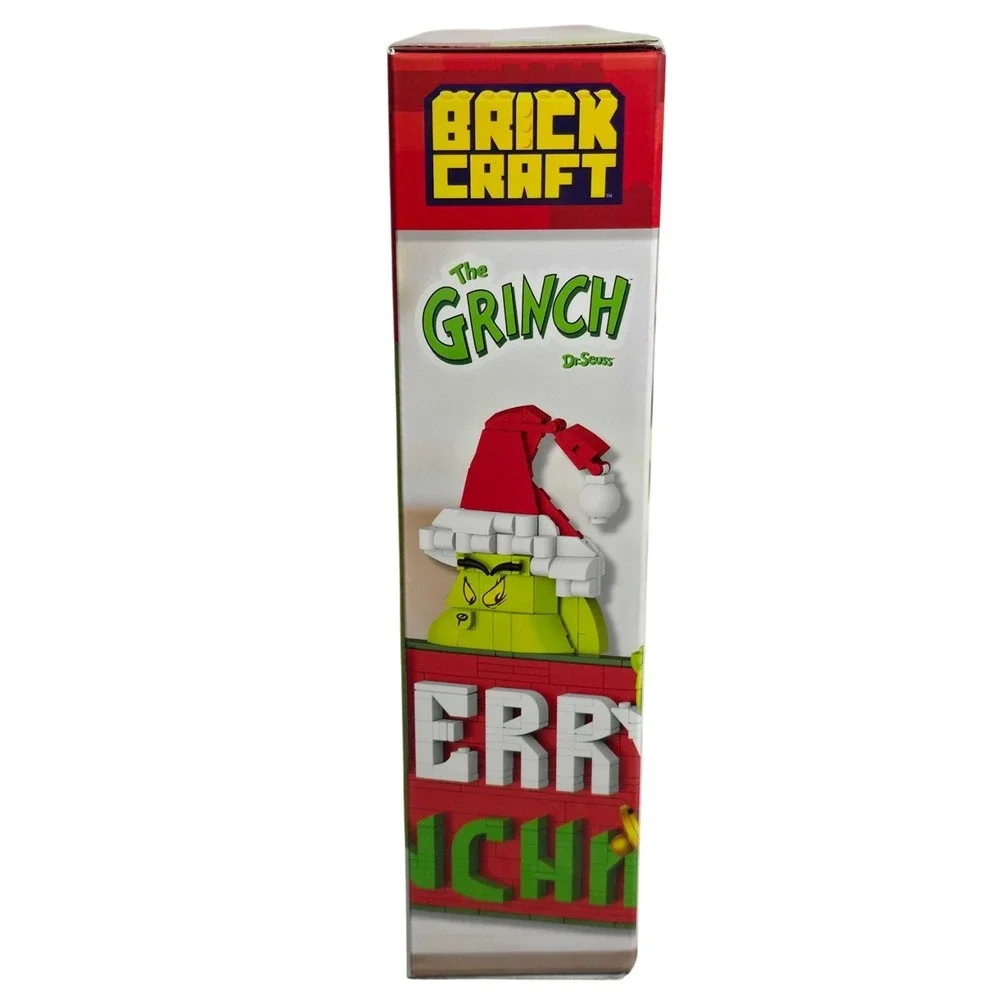 Brickcraft The Grinch Merry Grinchmas Sign Building Set 568 Pieces Christmas NEW